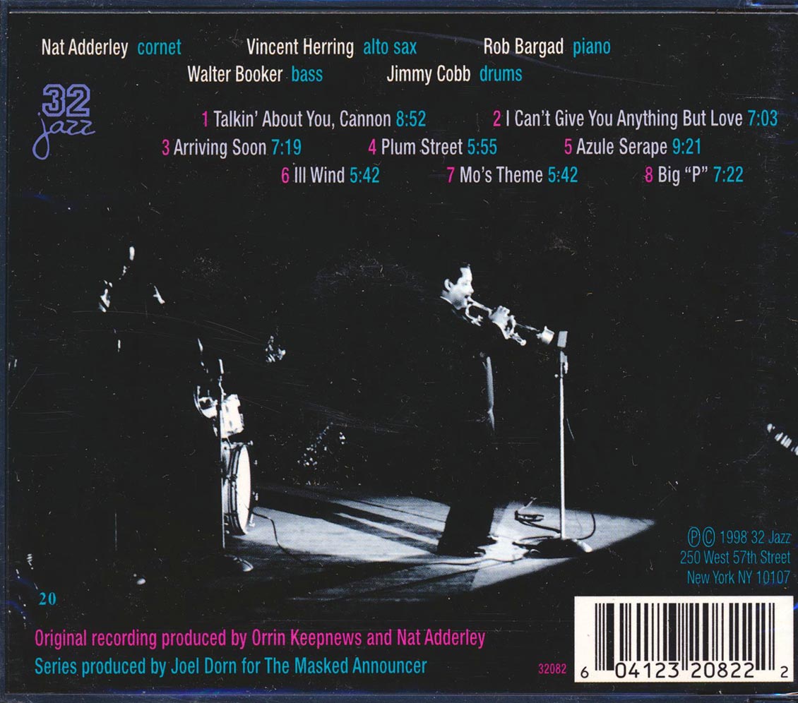 Nat Adderley - Talkin' About You [New CD]