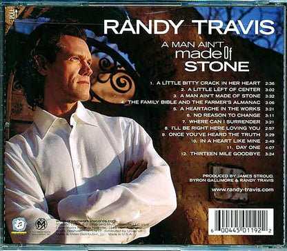 Randy Travis - A Man Ain't Made Of Stone [New CD]
