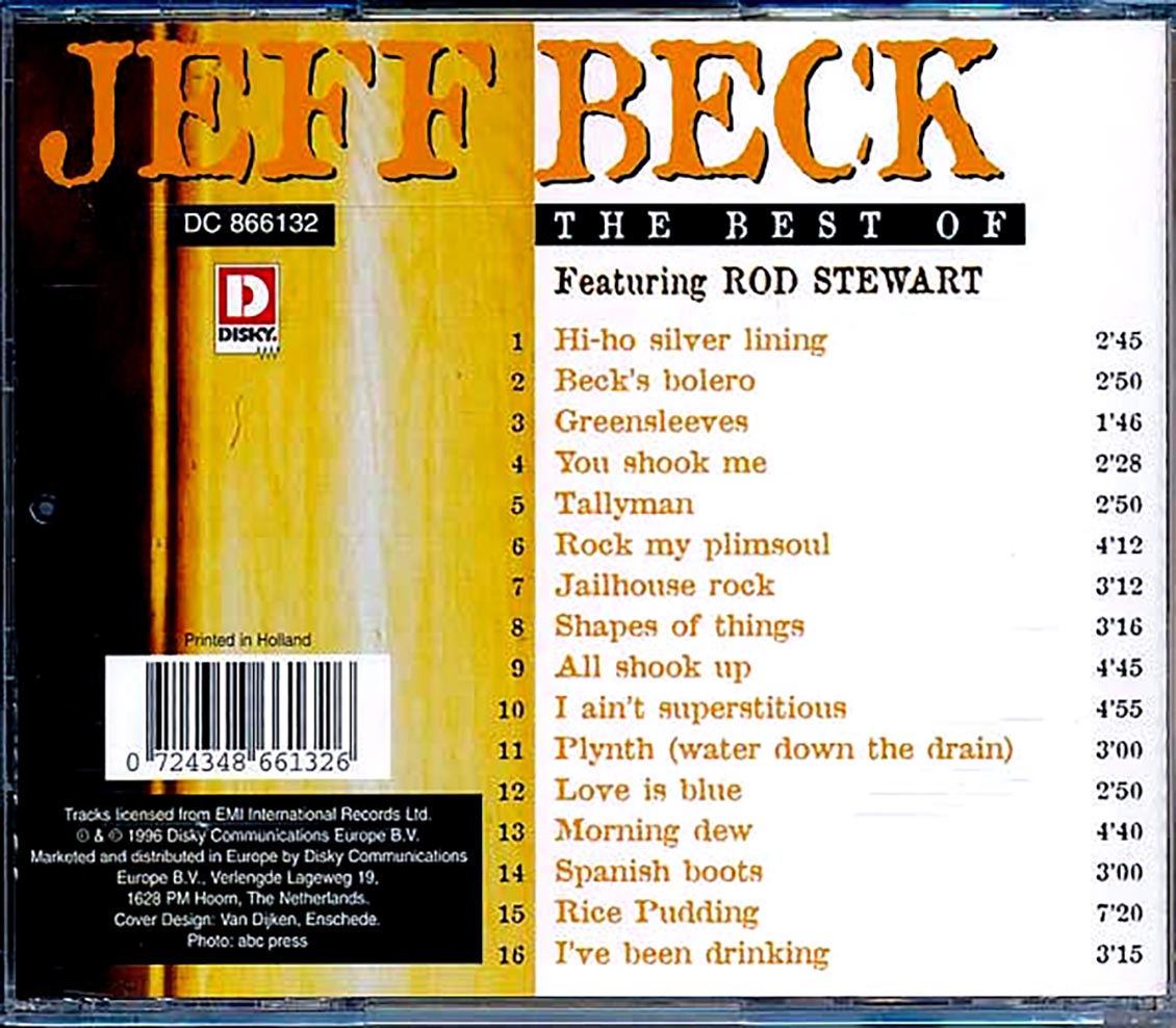 Jeff Beck - Best Of Jeff Beck [New CD]