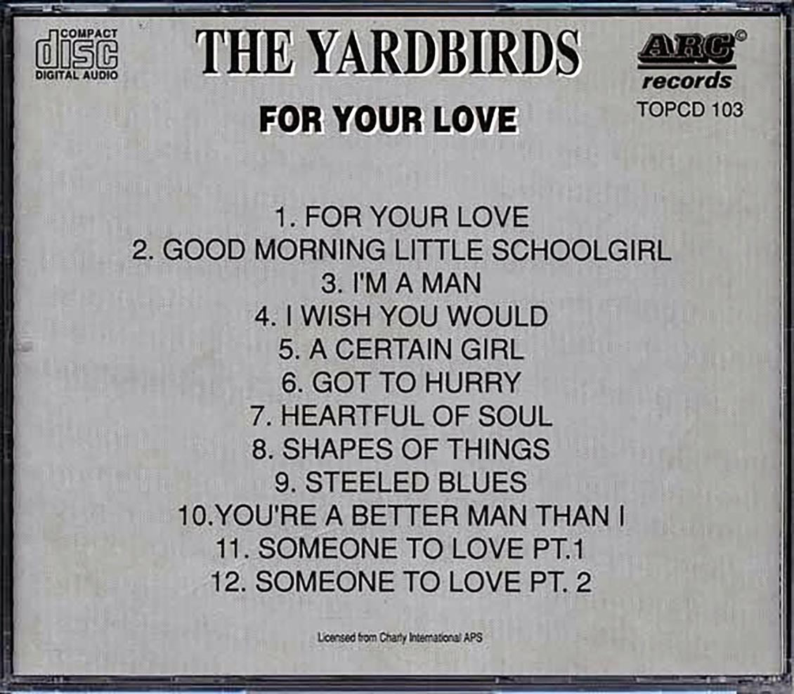 The Yardbirds - For Your Love [New CD]