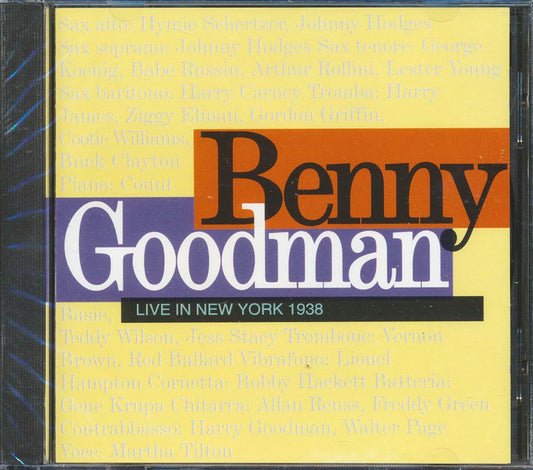 Benny Goodman - Live In New York 1938 [New CD]