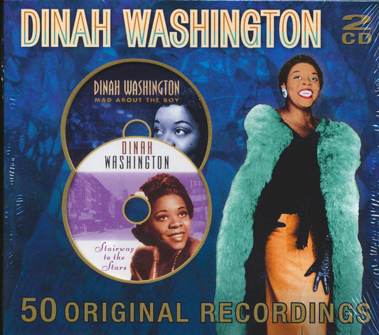 Dinah Washington - 50 Original Recordings: Mad About The Boy + Stairway To The Stars (50 tracks) (2xCD) [New CD]