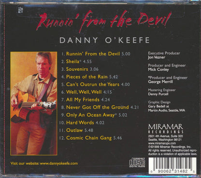 Danny O'Keefe - Runnin' From The Devil [New CD]