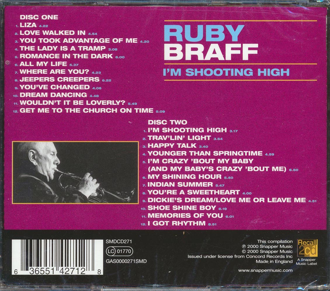 Ruby Braff - I'm Shooting High (24 tracks) (2xCD) [New CD]