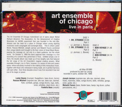 Art Ensemble Of Chicago - Live In Paris [New CD]