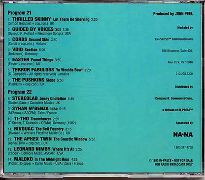 Various - Peel Out In The States Programs 21 & 22 [New CD]