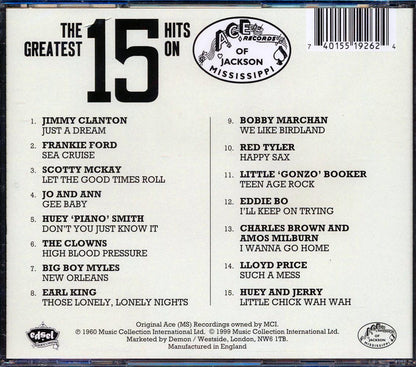 Earl King, Huey Piano Smith, Eddie Bo, Etc. - The Greatest 15 Hits On Ace Records [New CD]