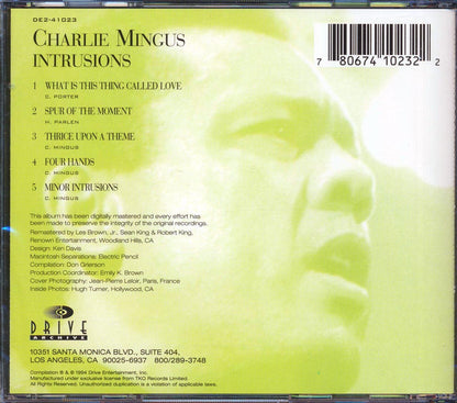 Charlie Mingus - Intrusions [New CD]