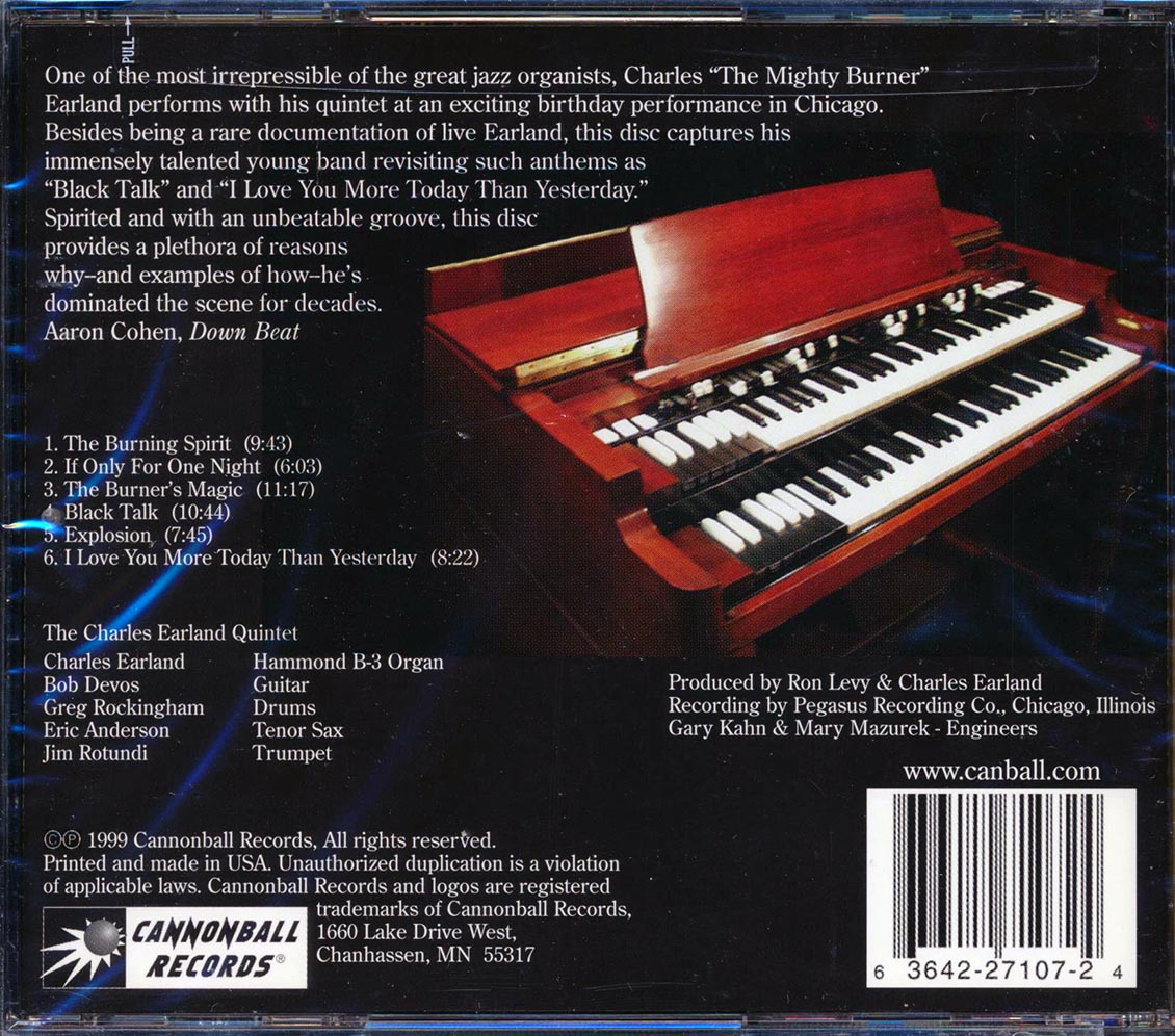 Charles Earland - Live [New CD]