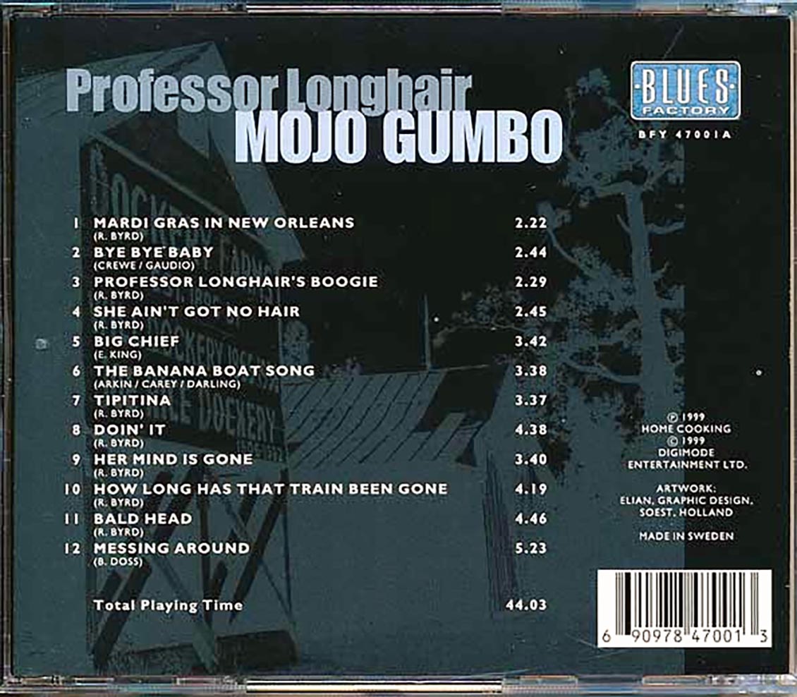 Professor Longhair - Mojo Gumbo [New CD]