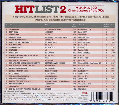 Various - Hit List 2: More Hot 100 Chartbusters Of The 70s [New CD]