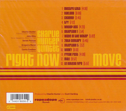 Charlie Hunter Quintet - Right Now Move [New CD]