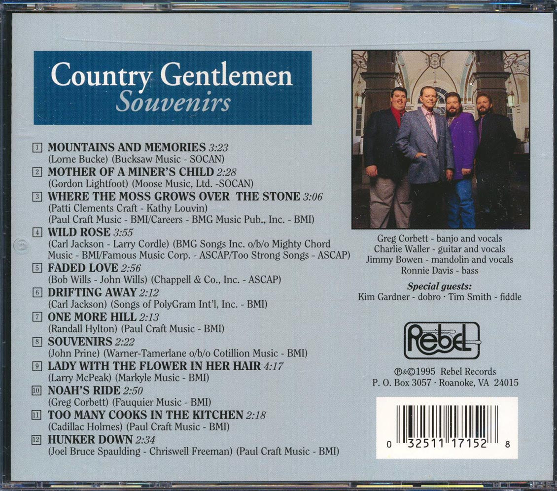 The Country Gentlemen - Souvenirs [New CD]