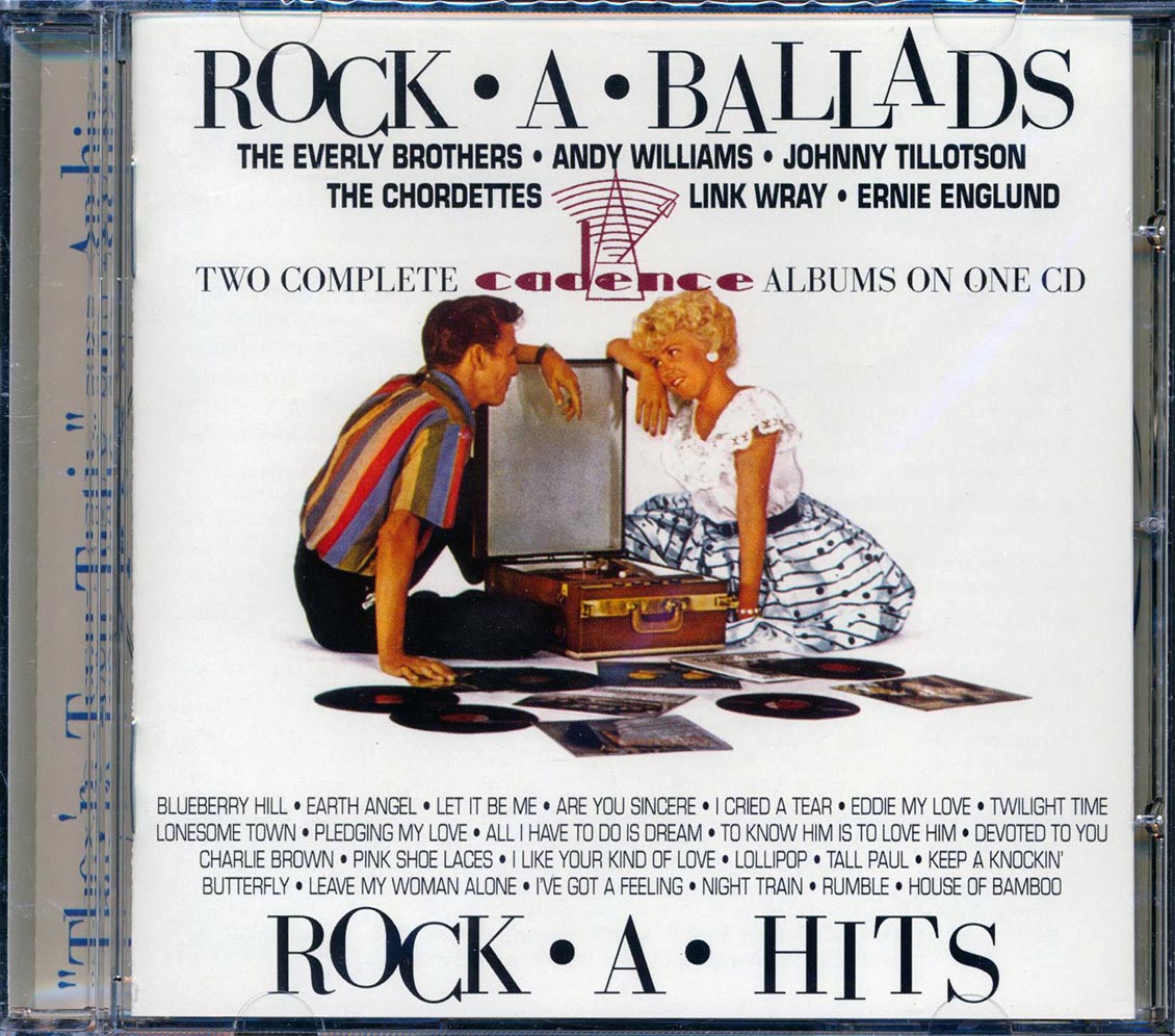 Link Wray, Everly Brothers, Andy Williams, Etc. - Rock A Ballads + Rock A Hits (2 albums on 1 CD) [New] [New CD]