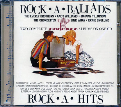 Link Wray, Everly Brothers, Andy Williams, Etc. - Rock A Ballads + Rock A Hits (2 albums on 1 CD) [New CD]