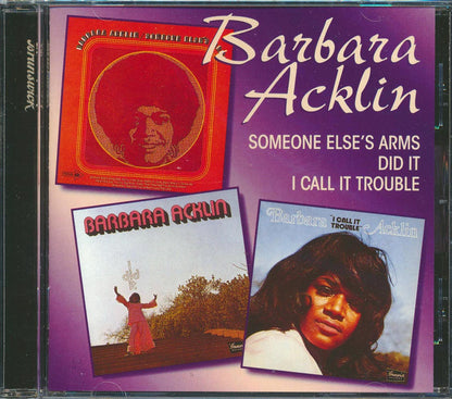 Barbara Acklin - Someone Else's Arms + I Did It + I Call It Trouble (21 tracks) [New CD]