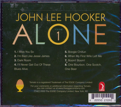 John Lee Hooker - Alone Volume 1 [New CD]