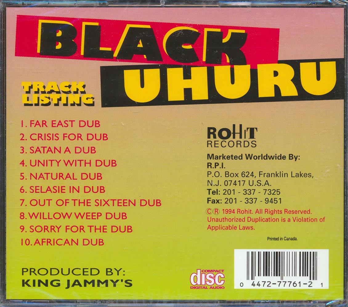 Black Uhuru - Love Dub [New CD]