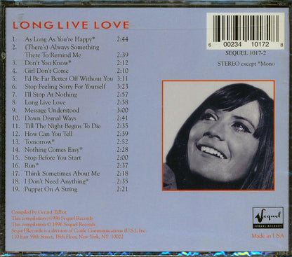 Sandie Shaw - Long Live Love [New CD]