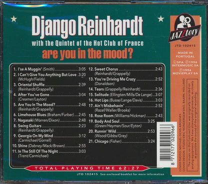 Django Reinhardt - Are You In The Mood? Django Reinhardt With The Quintet Of The Hot Club Of France (21 tracks) [New CD]