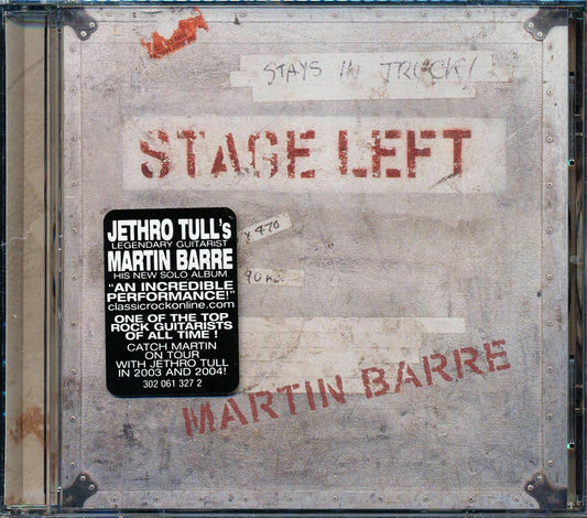 Martin Barre (Jethro Tull) - Stage Left: Jethro Tull's Legendary Guitarist [New CD]