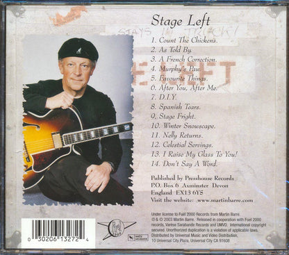 Martin Barre (Jethro Tull) - Stage Left: Jethro Tull's Legendary Guitarist [New CD]