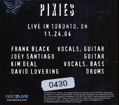 The Pixies - Live In Toronto, Ontario 11.24.04 (numbered ltd.ed.) (2xCD) [New CD]