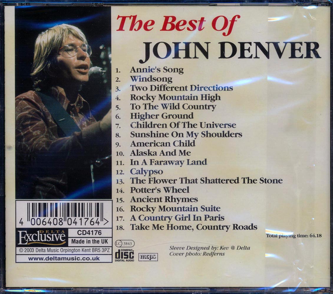 John Denver - The Best Of John Denver [New CD]