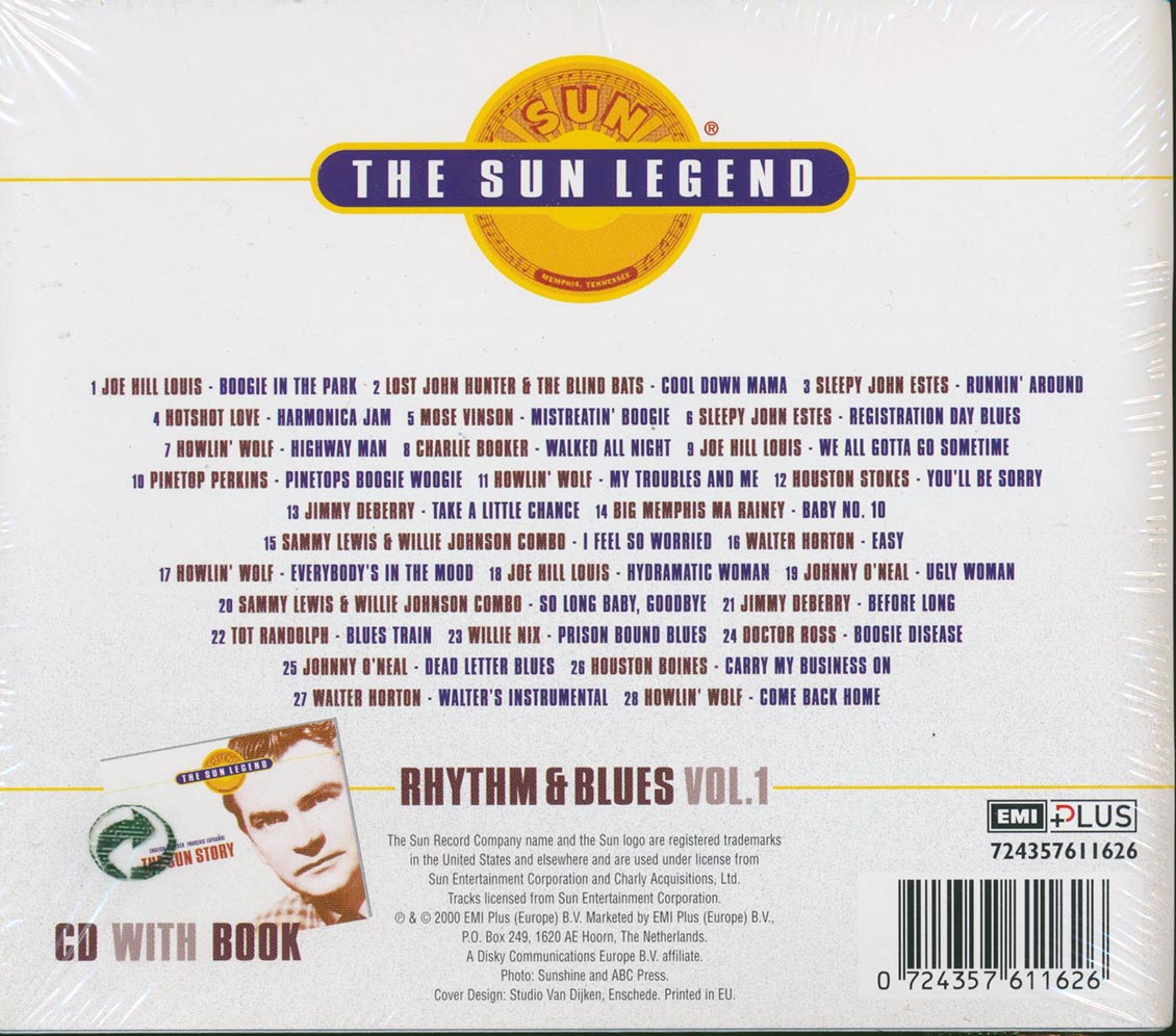 Howlin' Wolf, Joe Hill Louis, Big Memphis Ma Rainey, Etc. - The Sun Legend: Rhythm & Blues Volume 1 [New CD]