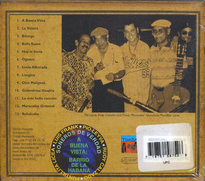 Soneros De Verdad - A Buena Vista: Barrio De La Habana (incl. large booklet) [New CD]