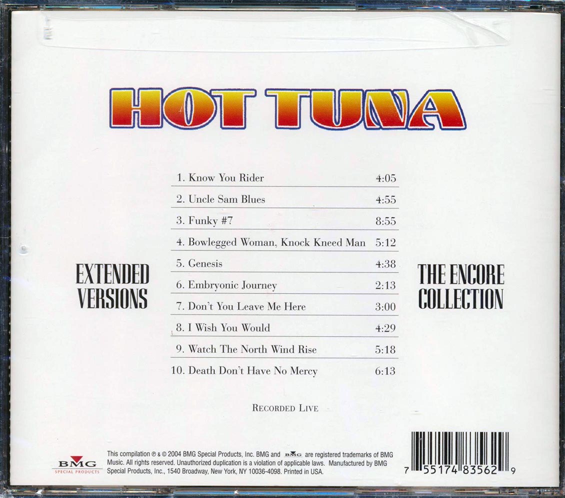 Hot Tuna - Extended Versions: The Encore Collection [New CD]