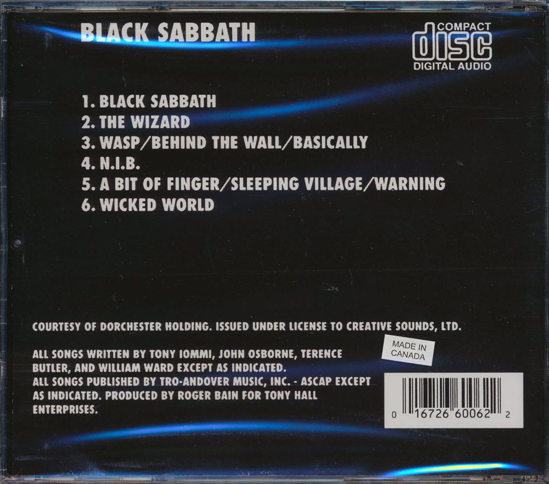 Black Sabbath - Black Sabbath [New CD]