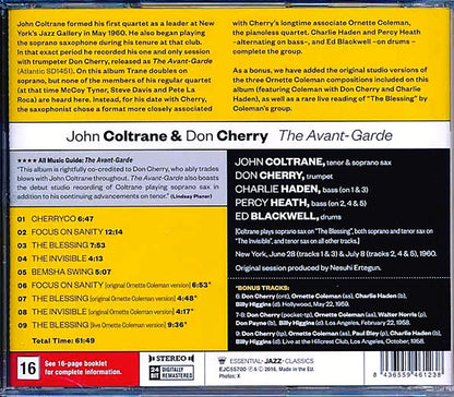 John Coltrane, Don Cherry - The Avant-Garde (incl. large booklet) (remastered) [New CD]