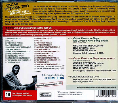 Oscar Peterson Trio - The Complete Jerome Kern Song Books (incl. large booklet) (remastered) [New CD]