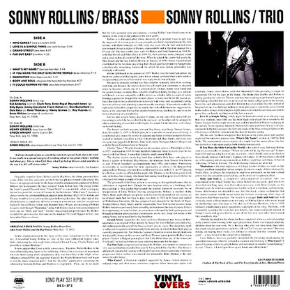 Sonny Rollins - Brass / Trio (+bonus track) (ltd. ed.) (180g) [New Vinyl Record LP]