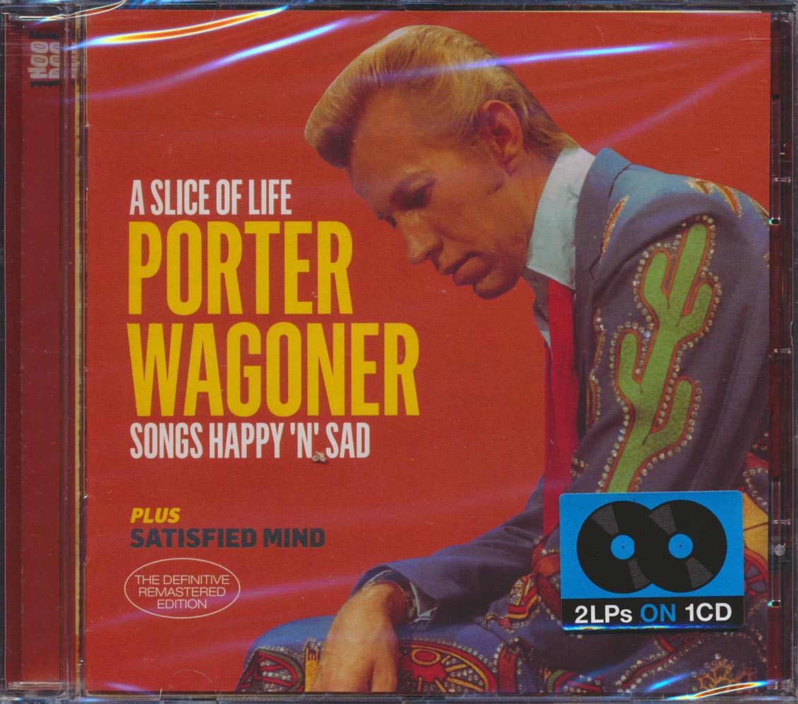 Porter Wagoner - A Slice Of Life + Songs Happy 'N' Sad (incl. large booklet) (remastered) [New CD]