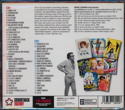 Michel Legrand - Eve & Other Great Film Scores: Original Motion Picture Soundtracks (ltd. ed.) (2xCD) (incl. large booklet) (remastered) [New CD]