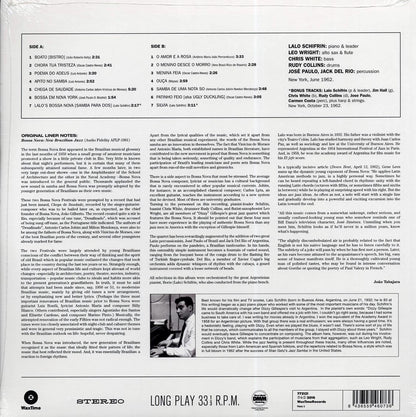 Lalo Schifrin - Bossa Nova: New Brazilian Jazz (+2 bonus tracks) (ltd. ed.) (180g) [New Vinyl Record LP]