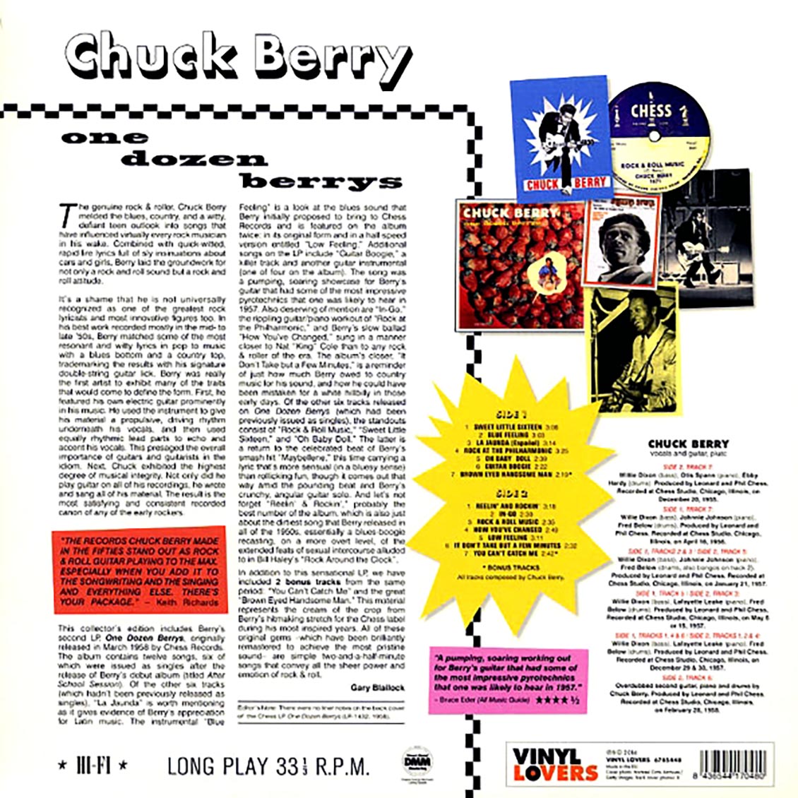 Chuck Berry - One Dozen Berrys (ltd. ed.) (180g) [New Vinyl Record LP]