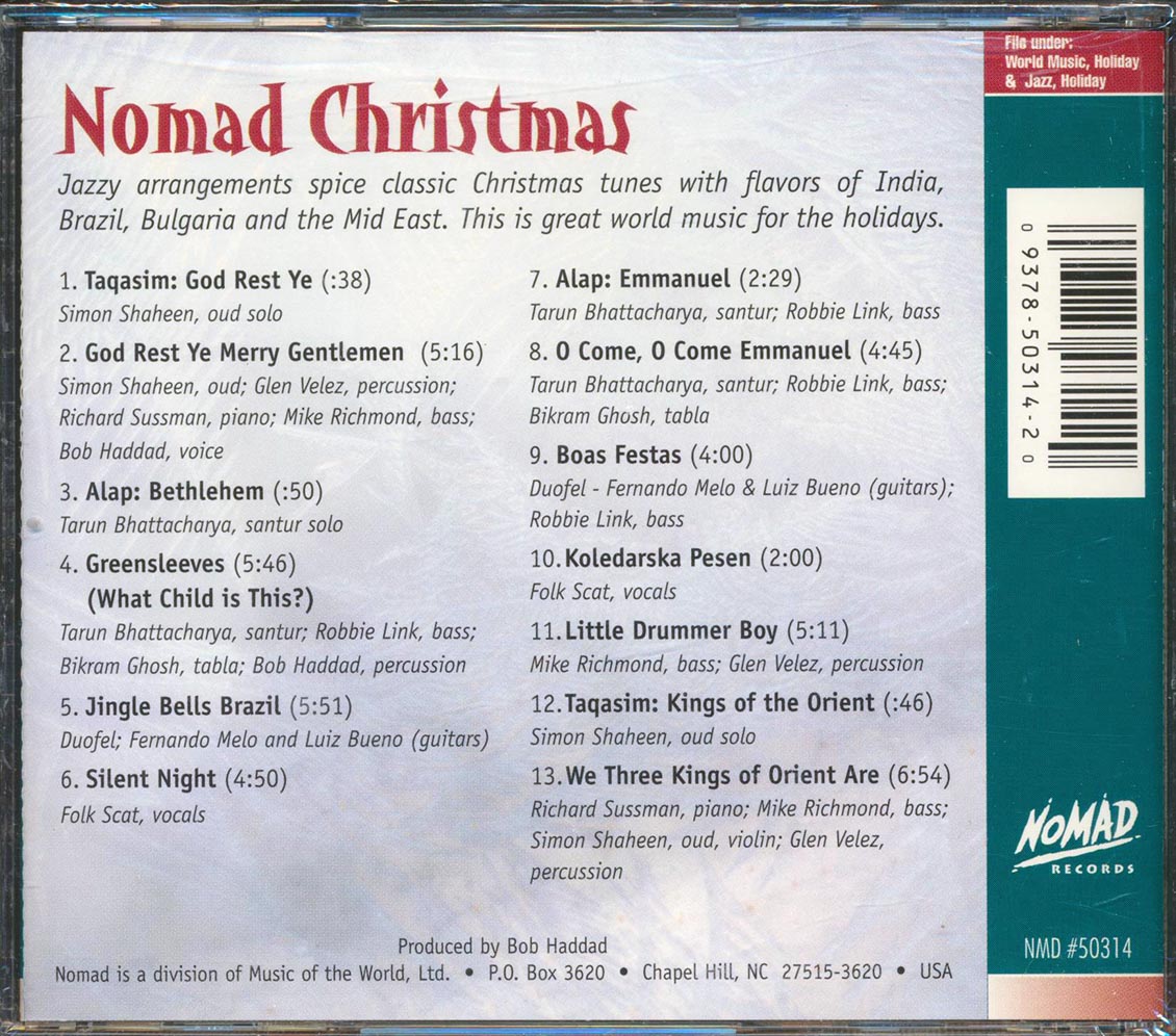 Various - Nomad Christmas: A World Music Celebration [New CD]