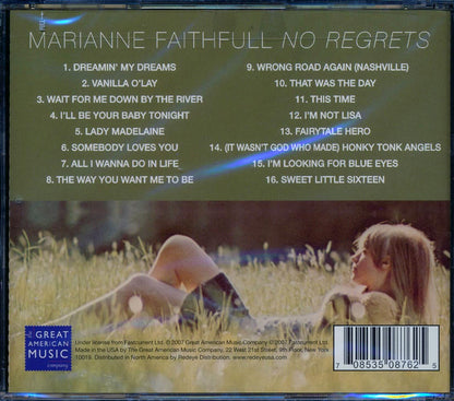 Marianne Faithfull - No Regrets [New CD]