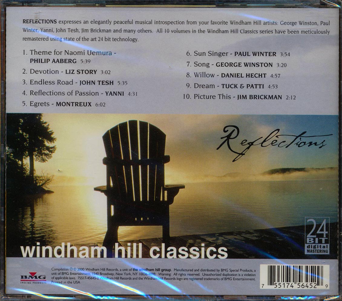 Yanni, John Tesh, Philip Aaberg, Etc. - Reflections: Windham Hill Classics [New CD]