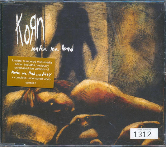 Korn - Make Me Bad (numbered ltd.ed.) [New CD]
