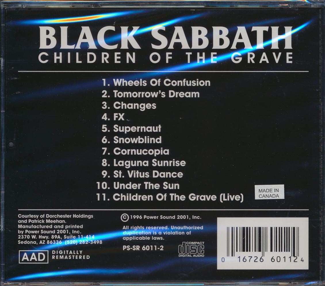 Black Sabbath - Children Of The Grave [New CD]