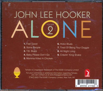 John Lee Hooker - Alone Volume 2 [New CD]