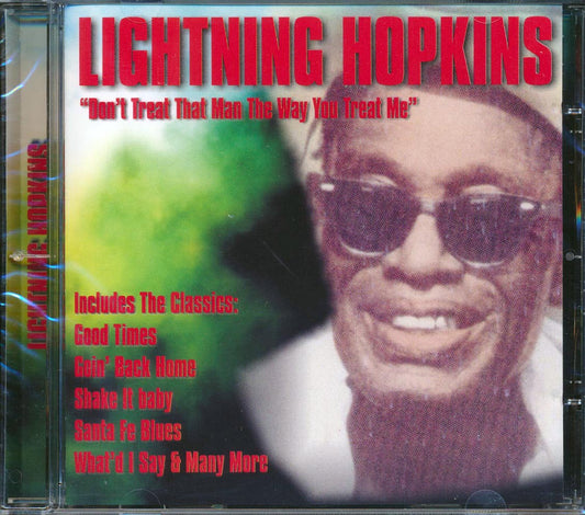 Lightnin' Hopkins - Don't Treat That Man The Way You Treat Me [New CD]