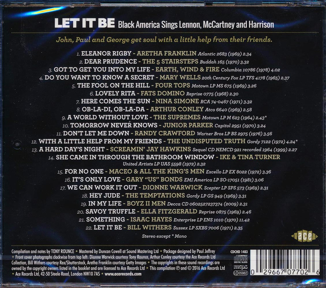 Various - Let It Be: Black America Sings Lennon, McCartney And Harrison (incl. large booklet) [New CD]