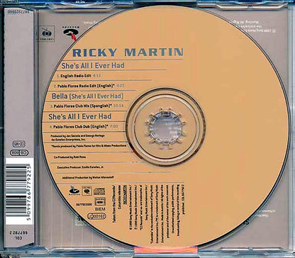 Ricky Martin - She's All I Ever Had [New CD]