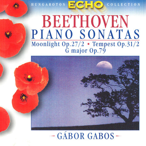Beethoven / Gabor Gabos - Piano Sonatas: Moonlight Op 27/2 / Tempest Op 31 Music CD