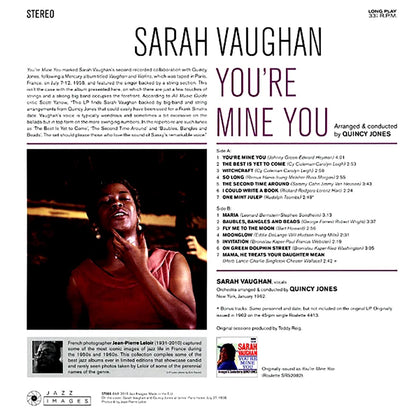Sarah Vaughan, Quincy Jones - You're Mine You (ltd. ed.) (180g) [New Vinyl Record LP]
